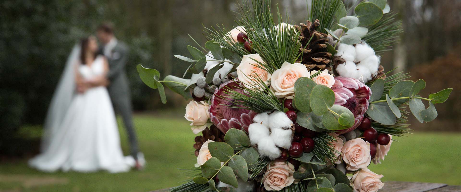 winter bruiloft trouwboeket klooster nieuwkerk goirle